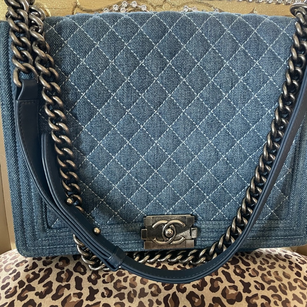 Chanel Denim Boy Bag